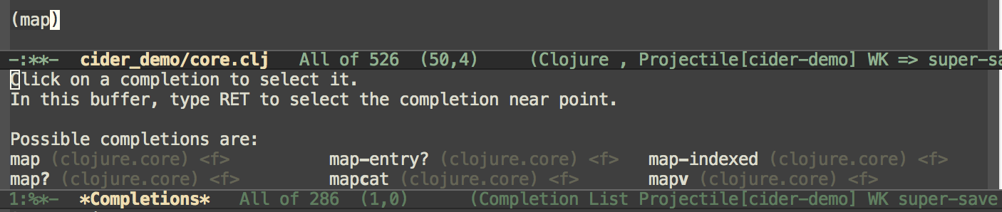 Code Completion