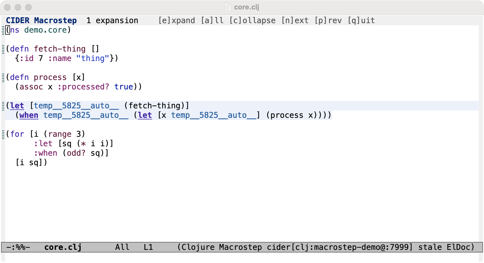cider-macrostep expanding when-let inline