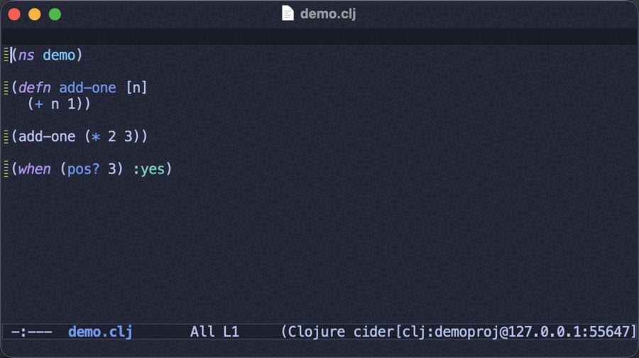 Expanding the call around the cursor from a bare symbol